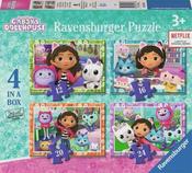 Gabby's Dollhouse 4 In a Box Jigsaw Puzzle image
