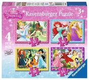 Disney Princess 4 in a Box Jigsaw Puzzle image