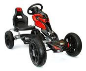 Kayto EVA Large Wheel Go Kart Red / Black 4-8 Years