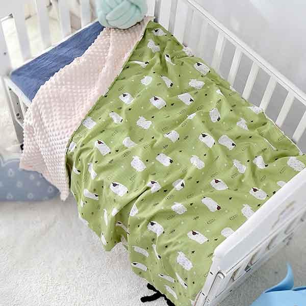 Minky dot deals baby blanket