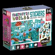 FantasticWorld 45 PC Jigsaw &amp; Removeable Stickers
