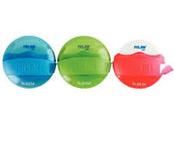 Milan Bubble Single Hole Sharpener &amp; Eraser Asst