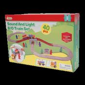 40 Piece Train Set With Light &amp; Sound