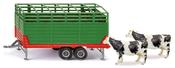 1:32 Livestock Trailer With 2 Cows