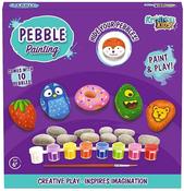 LARGE PEBBLE PAINTING SET