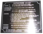 Instruction Badge - Fordson Major Diesel Engine