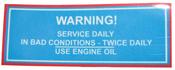 Decal - Service Daily