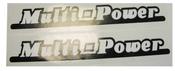 Decal - Multipower (Pack of 2)
