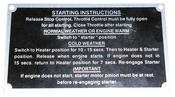 Badge - MF 35 Starting Instructions