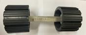 Ribbed Roller (115 Diameter)on a straight aluminium bar