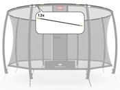 BERG Safety Net Fibreglass Rods, Tent Tubes 9ft to 14ft - ROUND image