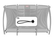 Safety Net Deluxe - Elastic bands for bottom of netting (10x)
