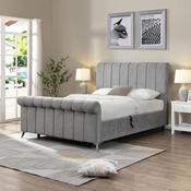 Carlow 4’6 Grey Side Gas Lift Bed image