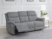 Faringdon 3 seater electric sofa in grey image