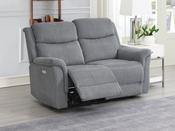 Faringdon 2 seater electric sofa in grey image