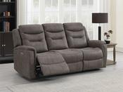 Harrogate 3 seater electric sofa in brown image