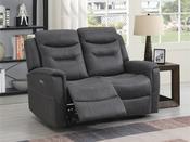 Harrogate 2 seater electric sofa in grey image