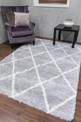 Fantasy Trellis Light Grey - 67cm-x-120cm
