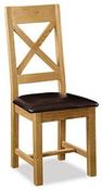 Salisbury Cross Back Chair with PU Seat image