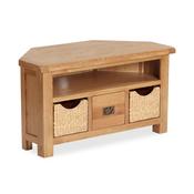 Salisbury Corner TV Unit with Baskets image