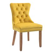 Kacey Gold Chair Brushed Leg image