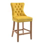Kacey Gold Stool Brushed Leg image