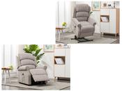Windsor Lift and Tilt Recliner (single motor) in Natural image