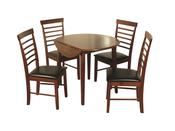 Hanover Round Dropleaf Dining Table (Dark) image