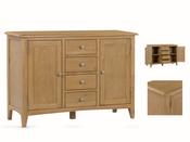 Kilkenny Oak 4 Drawer Sideboard image