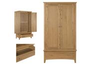 Kilkenny Oak 2 Door Wardrobe image