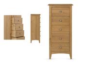 Kilkenny Oak 5Drw Narrow Chest image