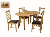 Hanover Oval Butterfly Dining Set with 4 Chairs image