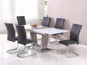 Castello 160cm Extension Dining Set with 6 Chairs image