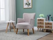 Keira Armchair in Pearl Grey image
