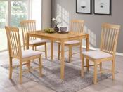 Cologne 1x4 Dining Set with 4 Chairs image