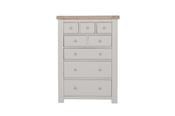 Doune Tall Chest 8 Drawer - Taupe image