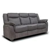 Brooklyn Charcoal 3 Seater