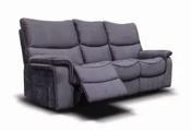 Emilio Dark Grey 3 Seater Recliner
