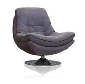 Emilio Dark Grey Swivel Chair image