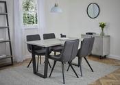 Brooklyn Fixed Dining Table and 4 Chairs