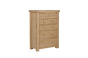 Delaney 8 Drawer Tall Chest Oak Natural