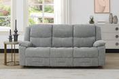 Weston Grey 3 Seater Recliner image