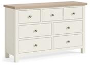 Modern Country Coconut White 3 Over 4 Chest