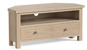 Modern Country Oak Corner TV Unit