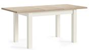 Modern Country Coconut White Extending Dining Table