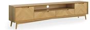 Valencia Oak Extra Large Media Unit