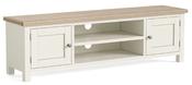 Modern Country Coconut White Extra Large TV Unit