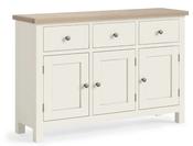 Modern Country Coconut White Large Sideboard