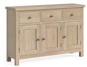 Modern Country Oak Large Sideboard