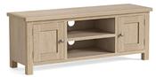 Modern Country Oak Large TV Unit